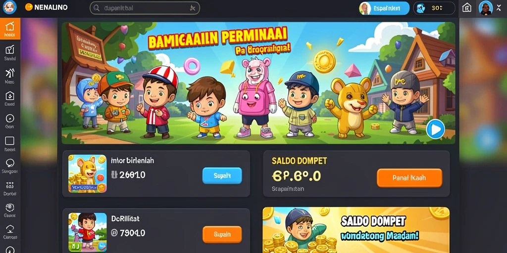 Screenshot 1: Tampilan awal permainan yang menarik.