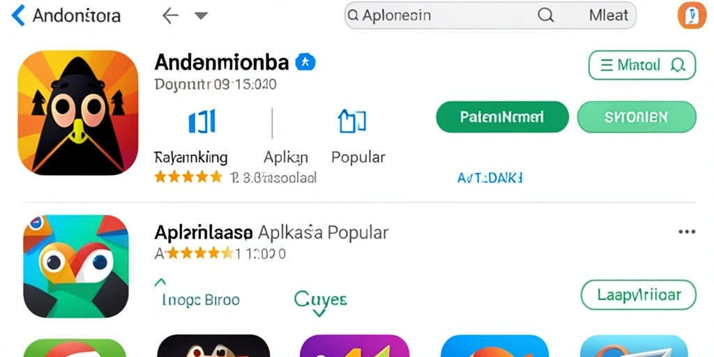 Tampilan awal permainan yang menarik dan intuitif.