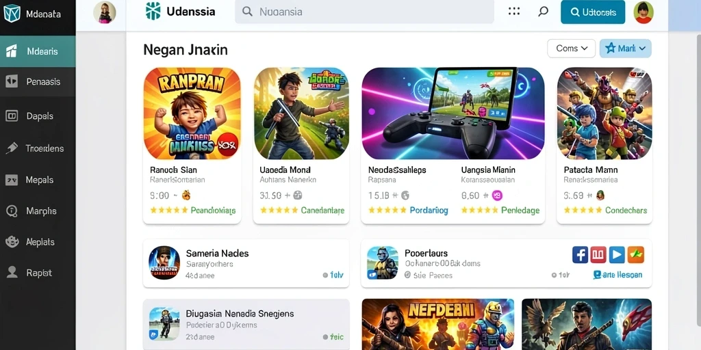 Tampilan antarmuka yang sederhana dan menarik.