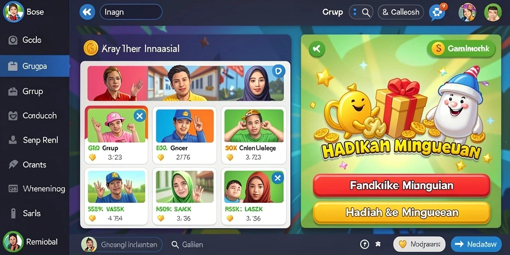 Tangkapan layar menampilkan karakter utama dalam pertempuran.