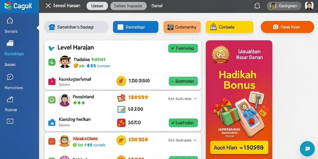 Tampilan antarmuka LINITOTO yang modern dan menarik.
