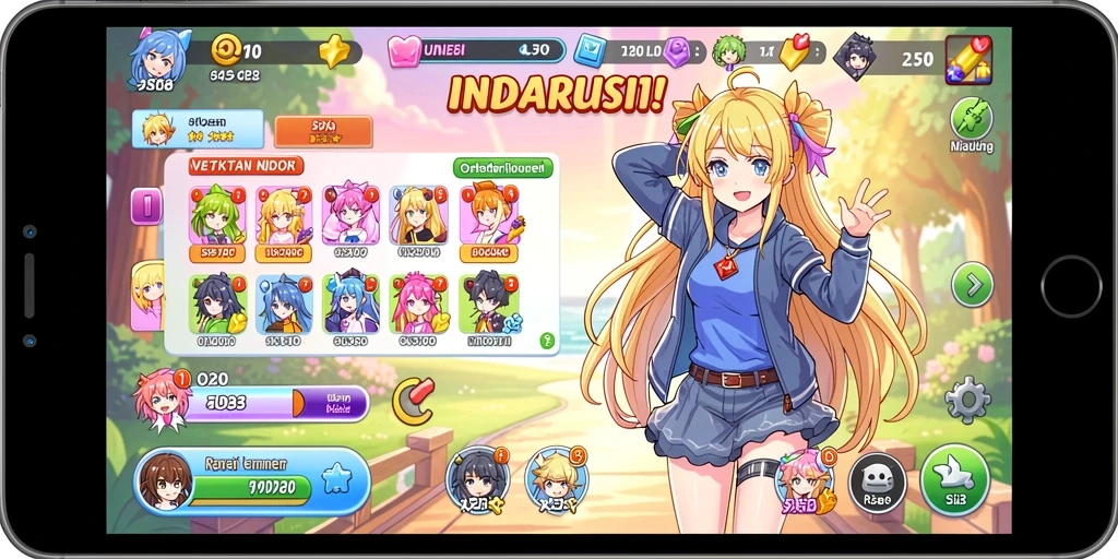 Screenshot menampilkan tampilan awal aplikasi LUCKYBEST yang menarik.