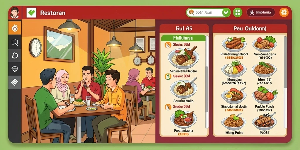 Tampilan antarmuka yang intuitif.