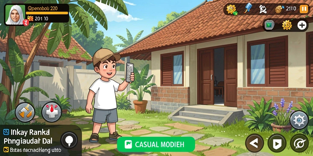 Tampilan grafis yang cerah dan menarik.