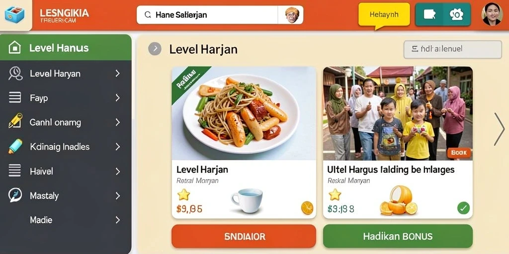 Tampilan antarmuka yang ramah pengguna.
