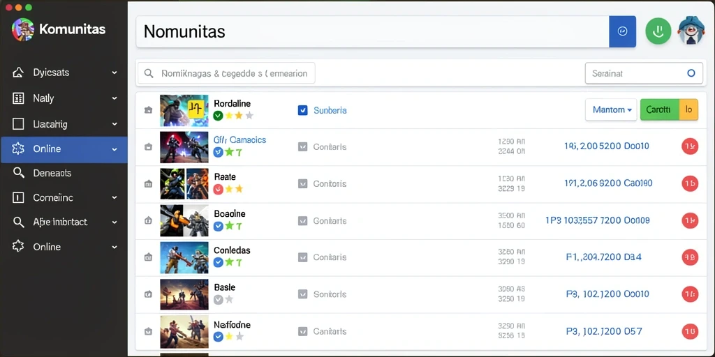 Screenshot menampilkan antarmuka permainan yang menarik.