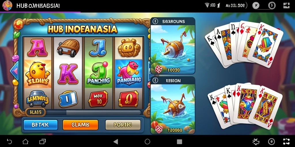 Tampilan awal permainan yang menarik.