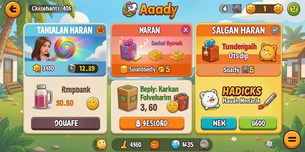 Antarmuka pengguna yang intuitif dan menarik.