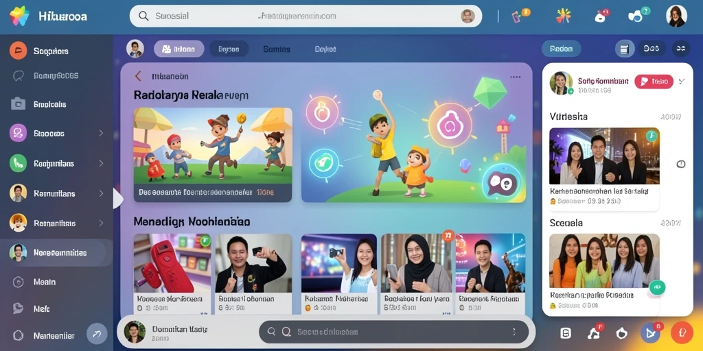 Tampilan awal aplikasi yang ramah pengguna.